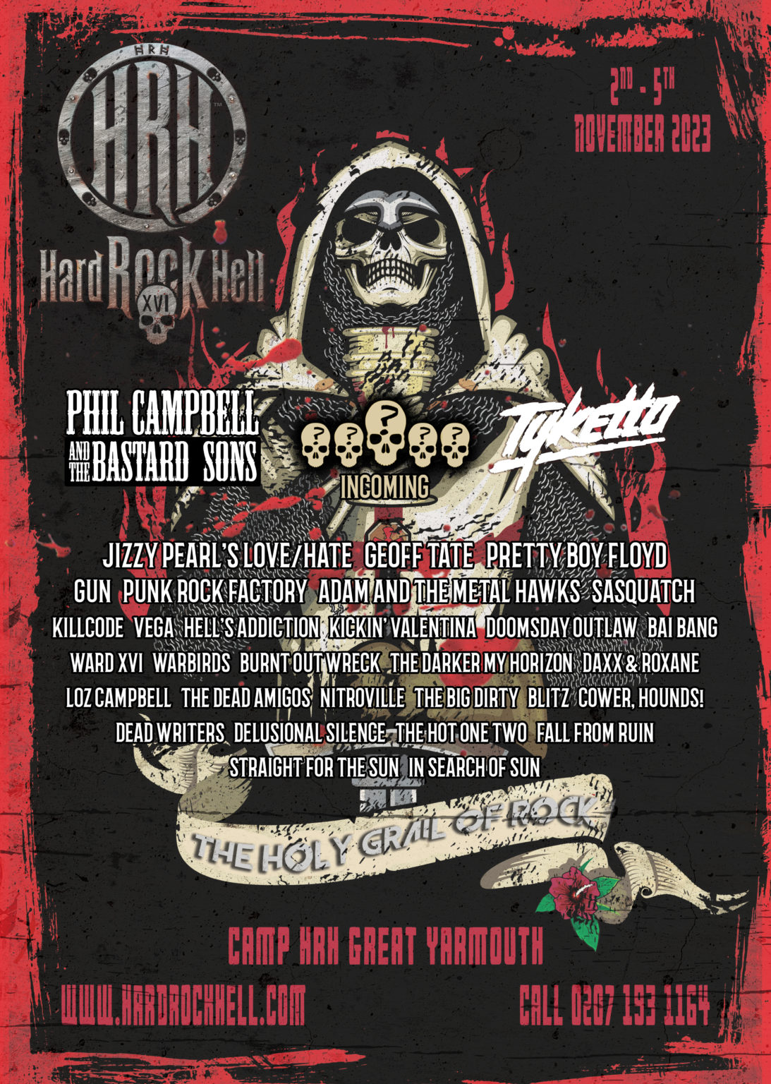 Line-up – HRH Hard Rock Hell