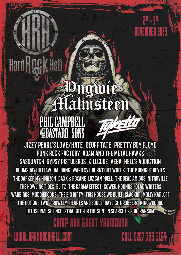 Line-up – HRH Hard Rock Hell
